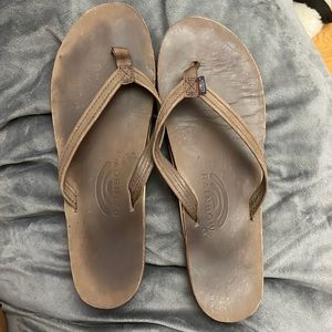 Womens rainbow skinny strap size 10